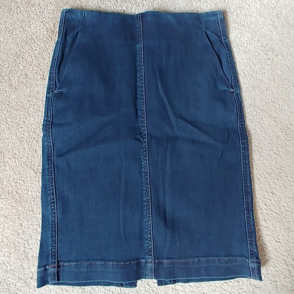 Loft Denim Pencil Skirt